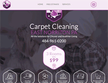 Tablet Screenshot of carpetcleaningeastnorritonpa.com
